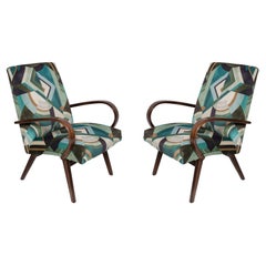 Two Armchairs Designed by Jaroslav Šmidek for Ton, Czech Republic, 1960s