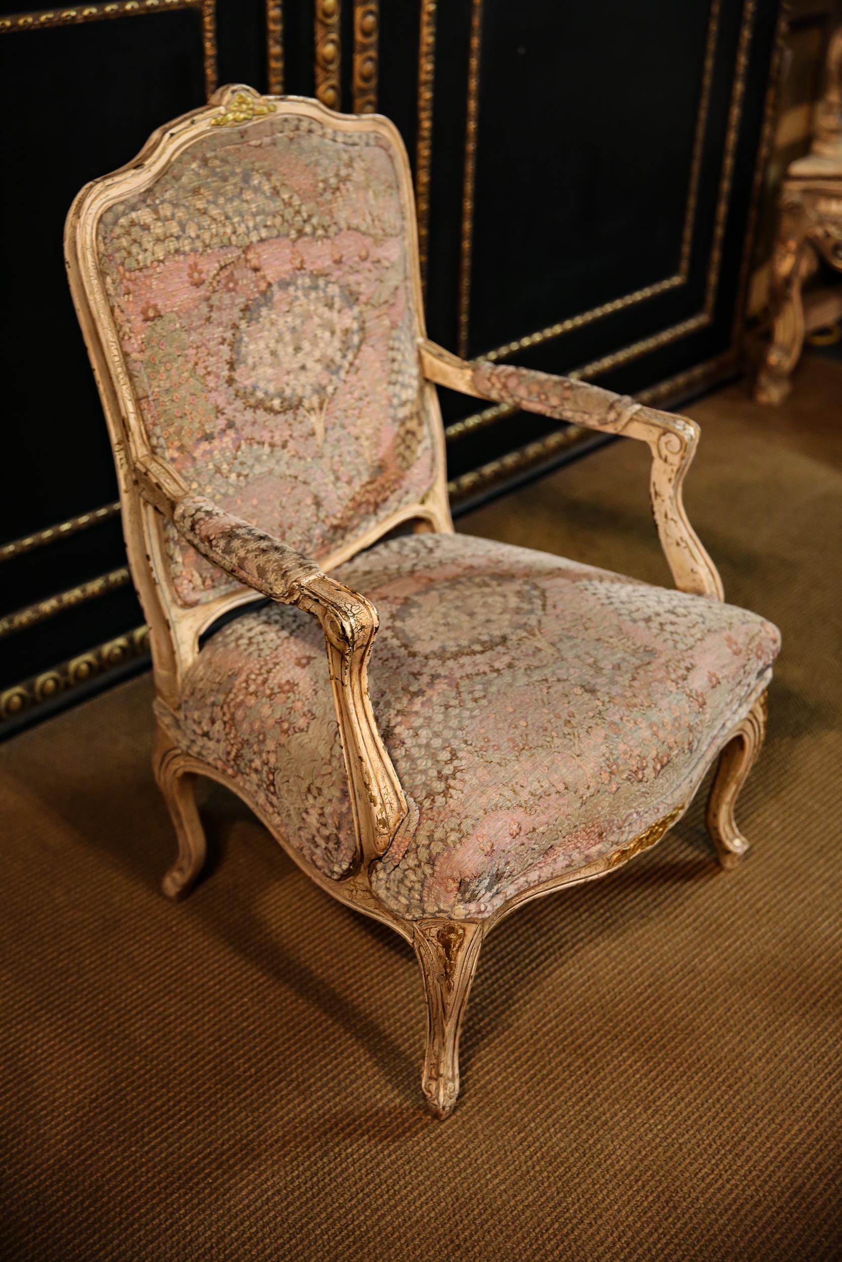 Two Armchairs in Baroque Style 9