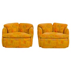 Two Armchairs Part of the "Confidential" Living Room Set, 1970s