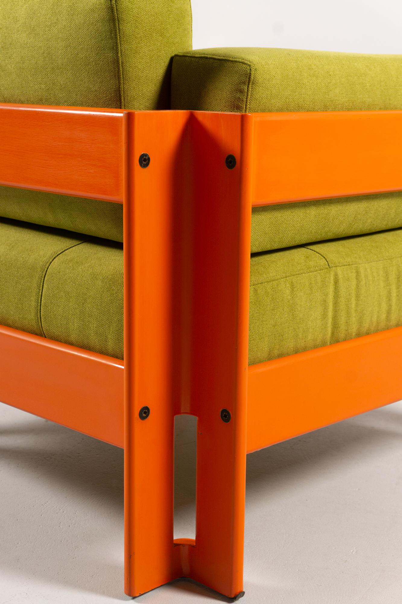 Mid-Century Modern Two armchairs 'Zelda' by Sergio Asti 1962