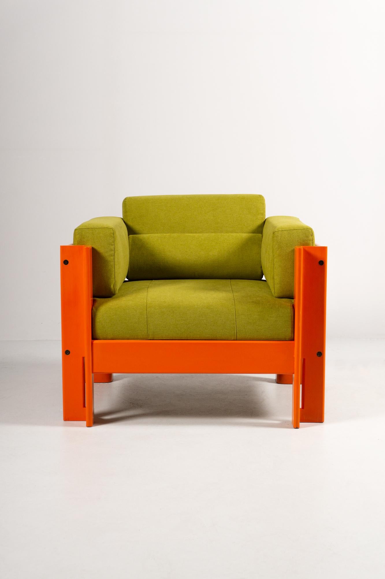 Two armchairs 'Zelda' by Sergio Asti 1962 In Good Condition In Berlin, DE