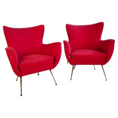 Deux fauteuils Isa Bergam Mid-Century Modern