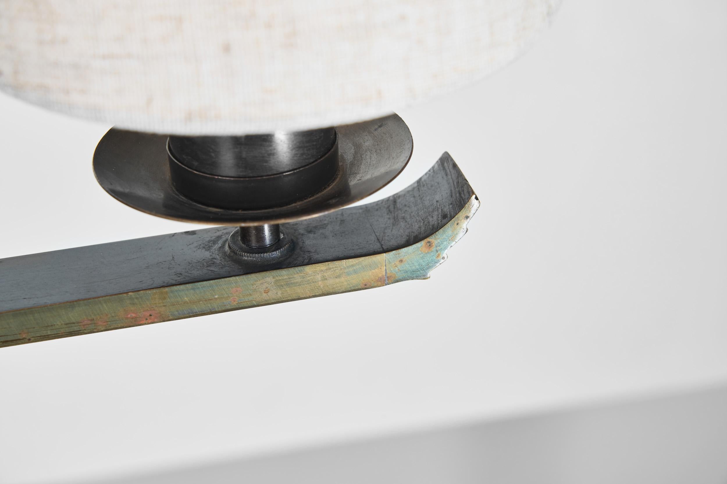 Lampada a sospensione Art Deco a due braccia di ASEA, Svezia, anni '30 in vendita 11