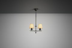 Two-Armed Art Deco Hanging Lamp by ASEA, Sweden 1930s