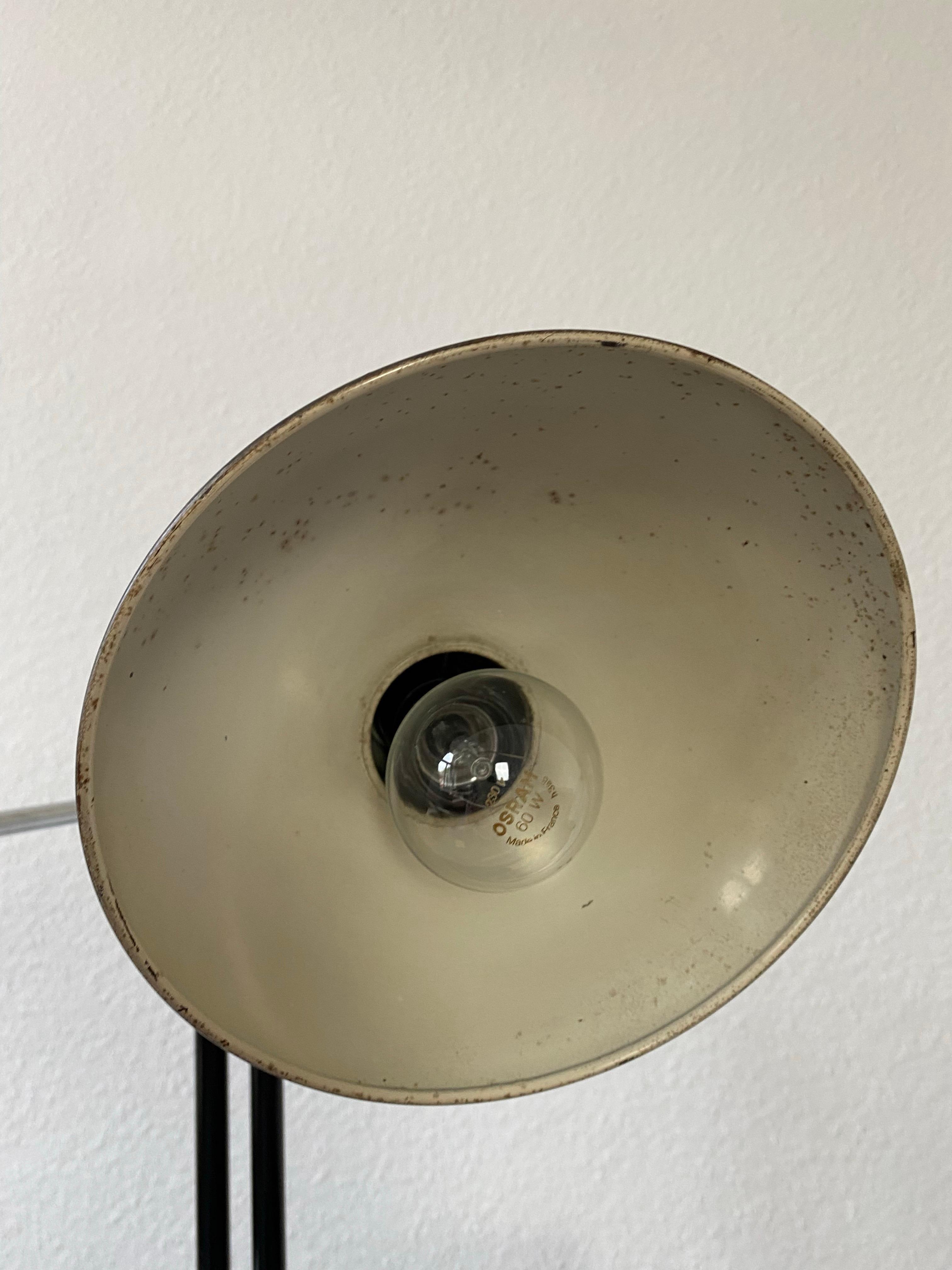 Lámpara de mesa Bauhaus de dos brazos 6660 Super de Christian Dell para Kaiser Idell Década de 1930 en venta 8
