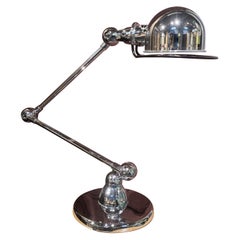 Lampada industriale da lettura francese a due braccia Jielde di Jean Louis Domecq