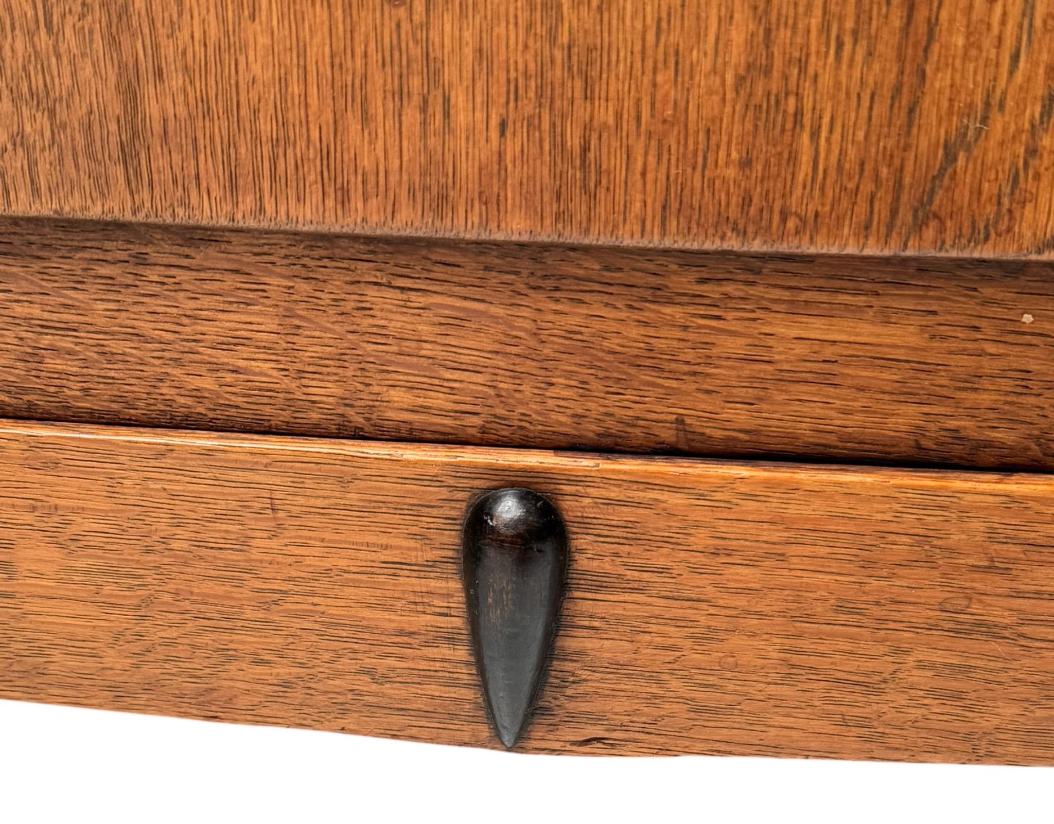 Two Art Deco Amsterdamse School Nightstands or Bedside Tables, 1920s For Sale 6
