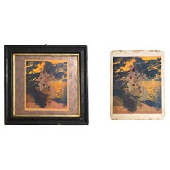 Two Art Deco Used Maxfield Parrish Prints “Pierrot’s Serenade” C1920