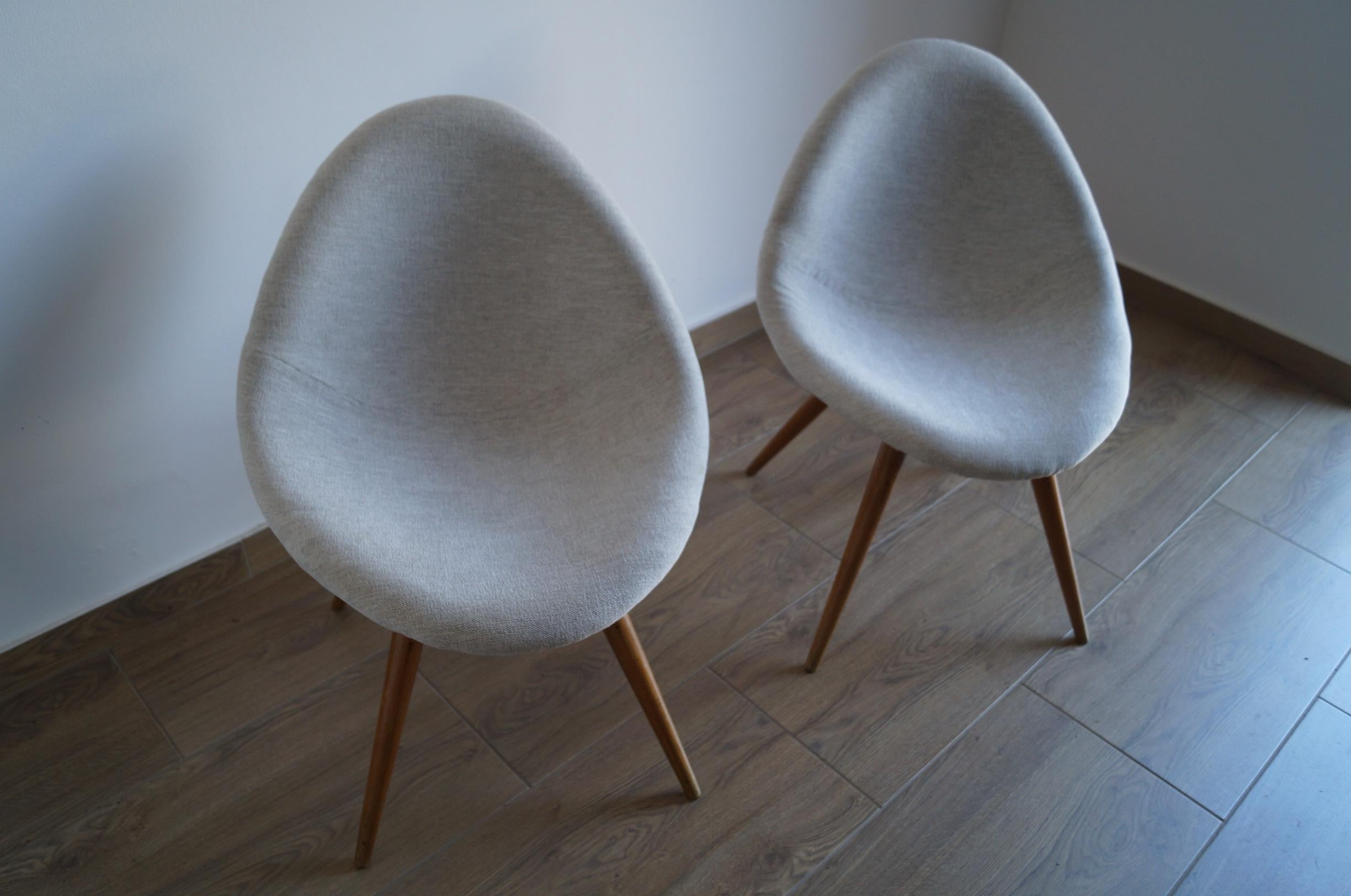 Two Art Deco Armchair Shell from 1950 For Sale 5