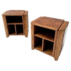 Two Art Deco Cabinets or Bed Side Tables, 1930s
