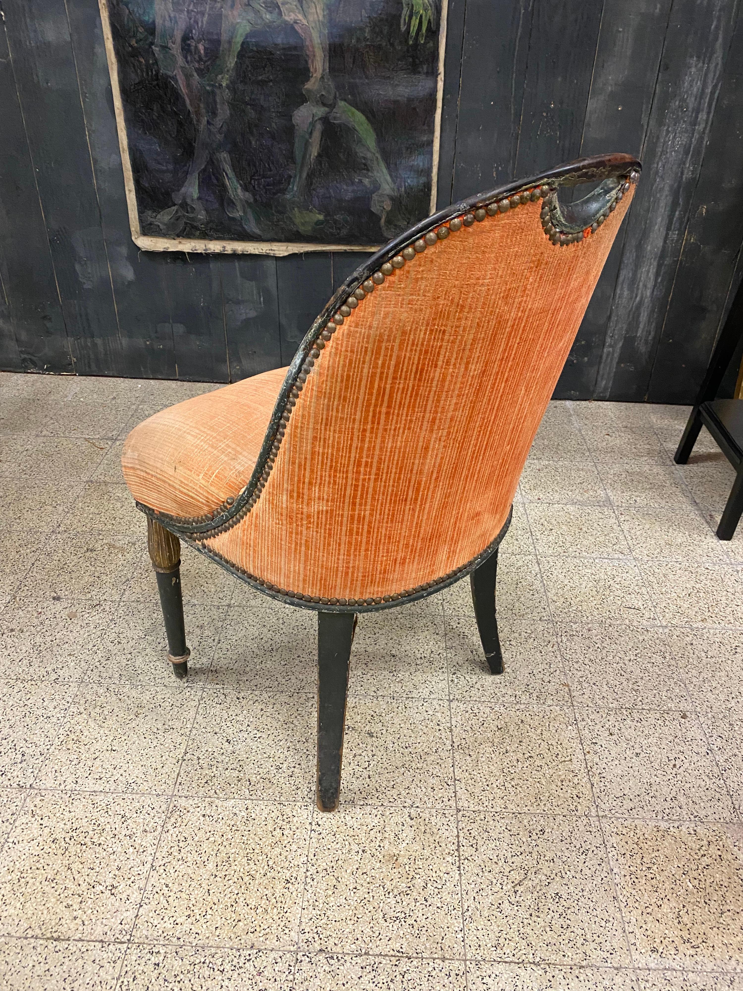 Deux chaises Art Déco dans le style de Sue et Mare en bois polychrome, vers 1925 en vente 3