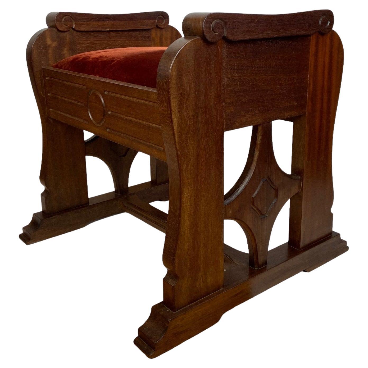 Two Art Deco Church Benches