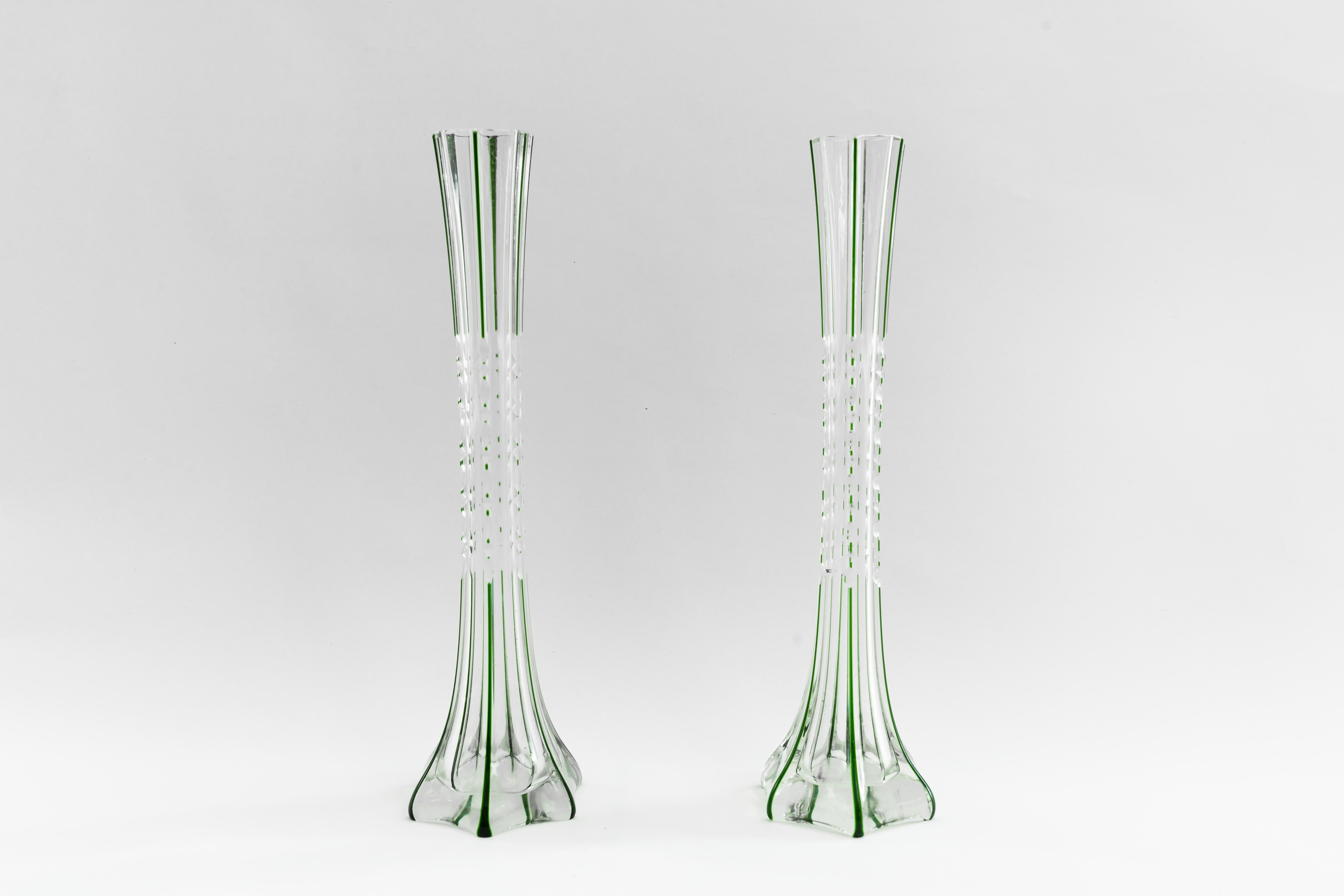 1920 glass vases