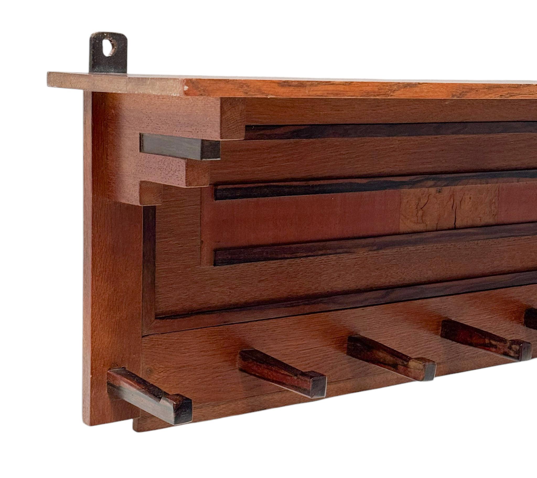 Two Art Deco Modernist Coat Racks by P.E.L. Izeren for De Genneper Molen For Sale 2