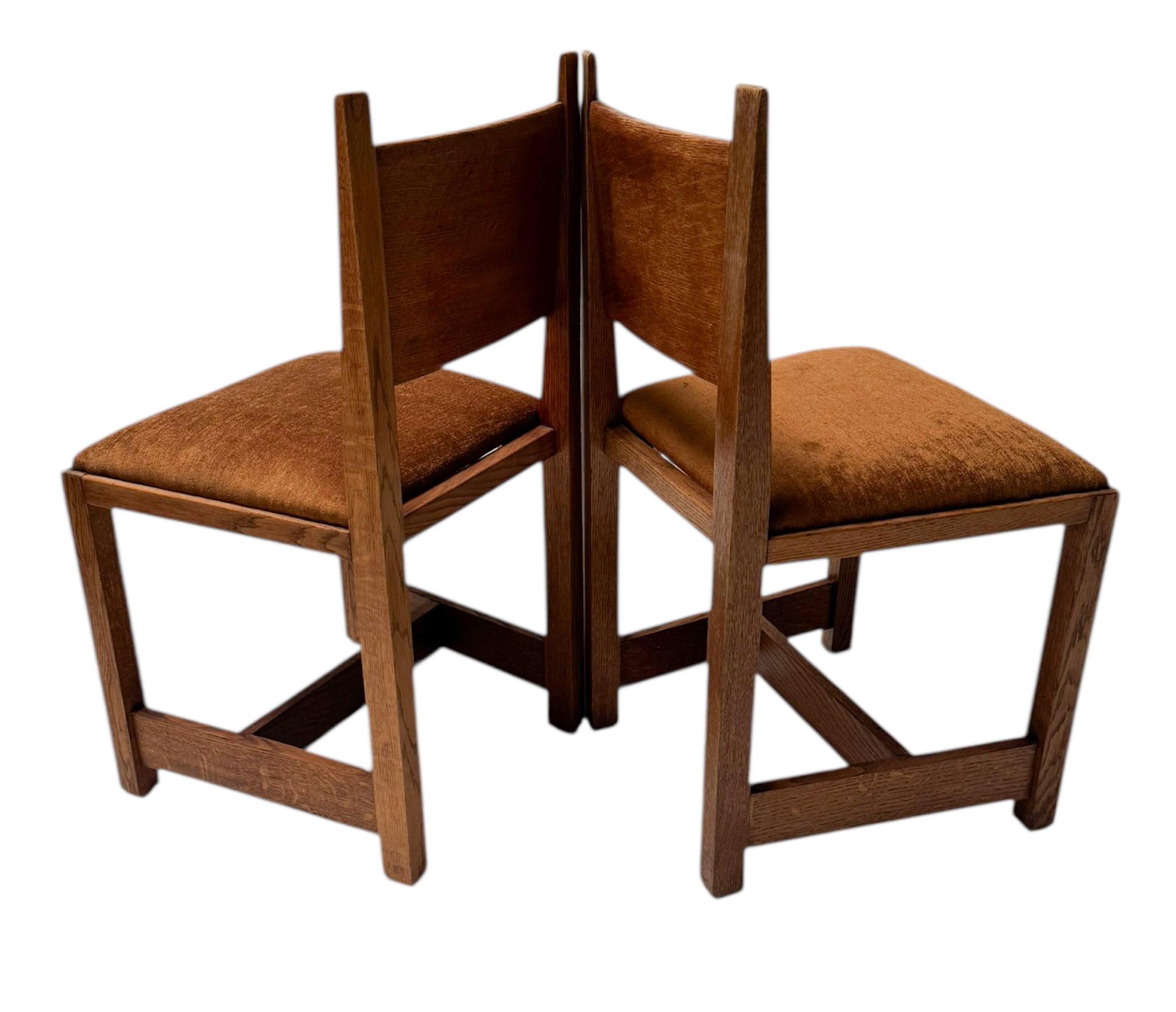 Deux chaises d'appoint modernistes Art déco par Hendrik Wouda pour Pander, 1924 en vente 6