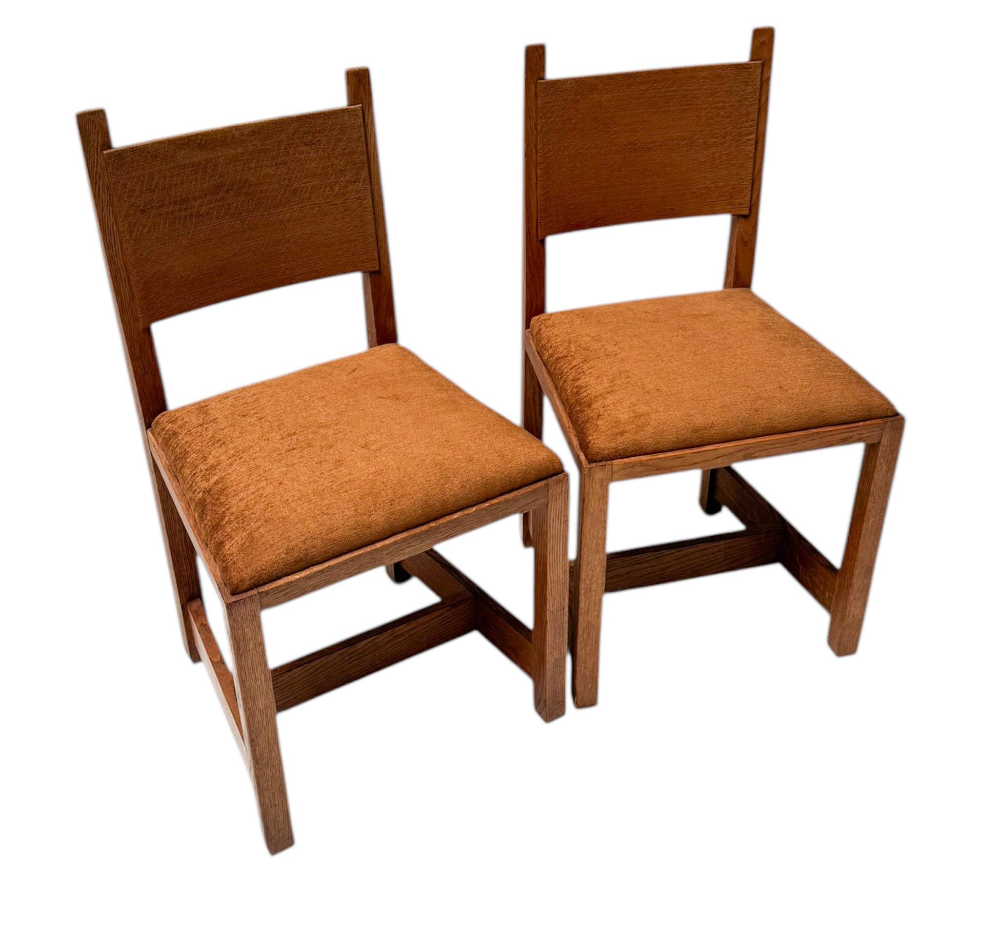 Néerlandais Deux chaises d'appoint modernistes Art déco par Hendrik Wouda pour Pander, 1924 en vente