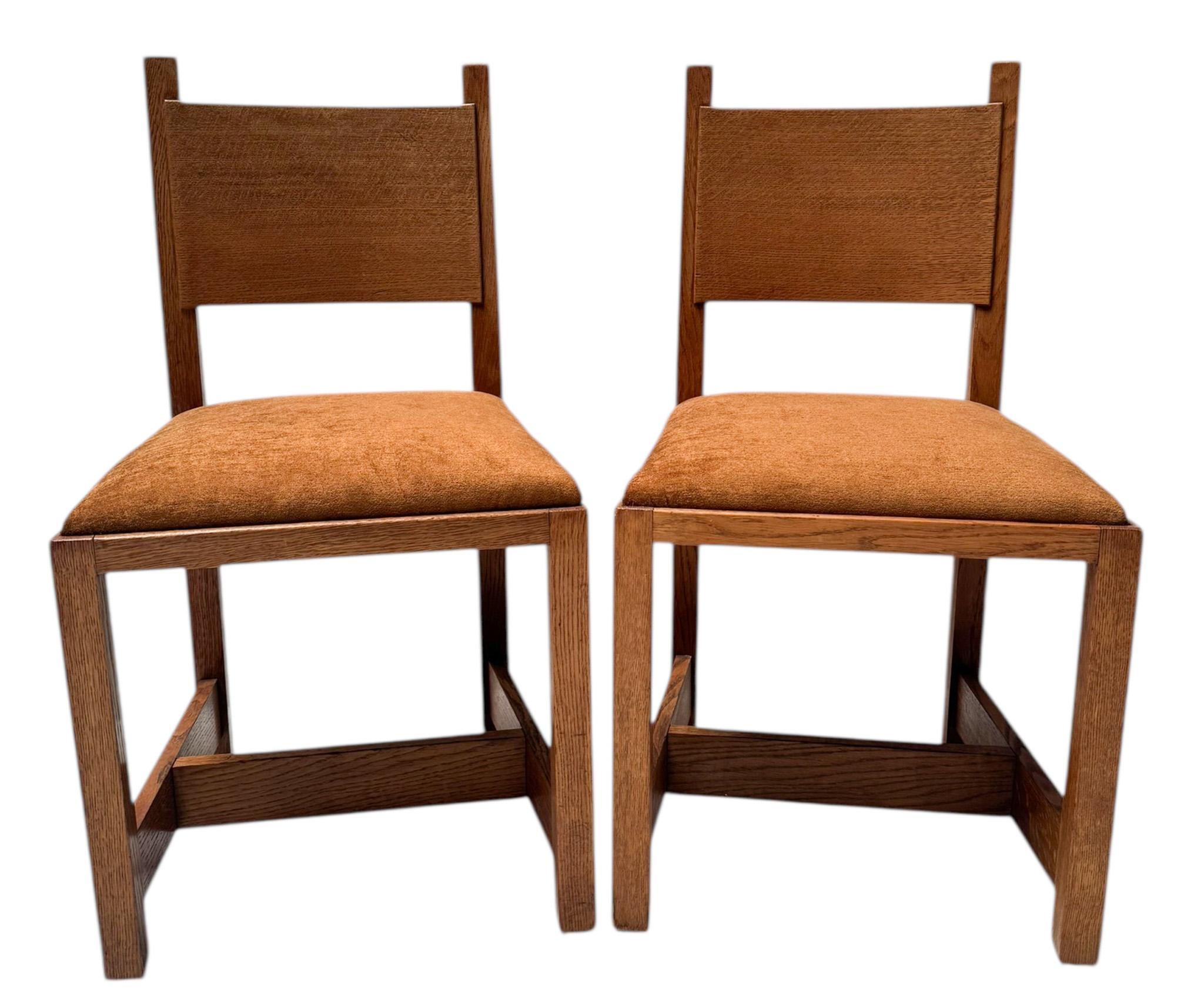 Début du 20ème siècle Deux chaises d'appoint modernistes Art déco par Hendrik Wouda pour Pander, 1924 en vente