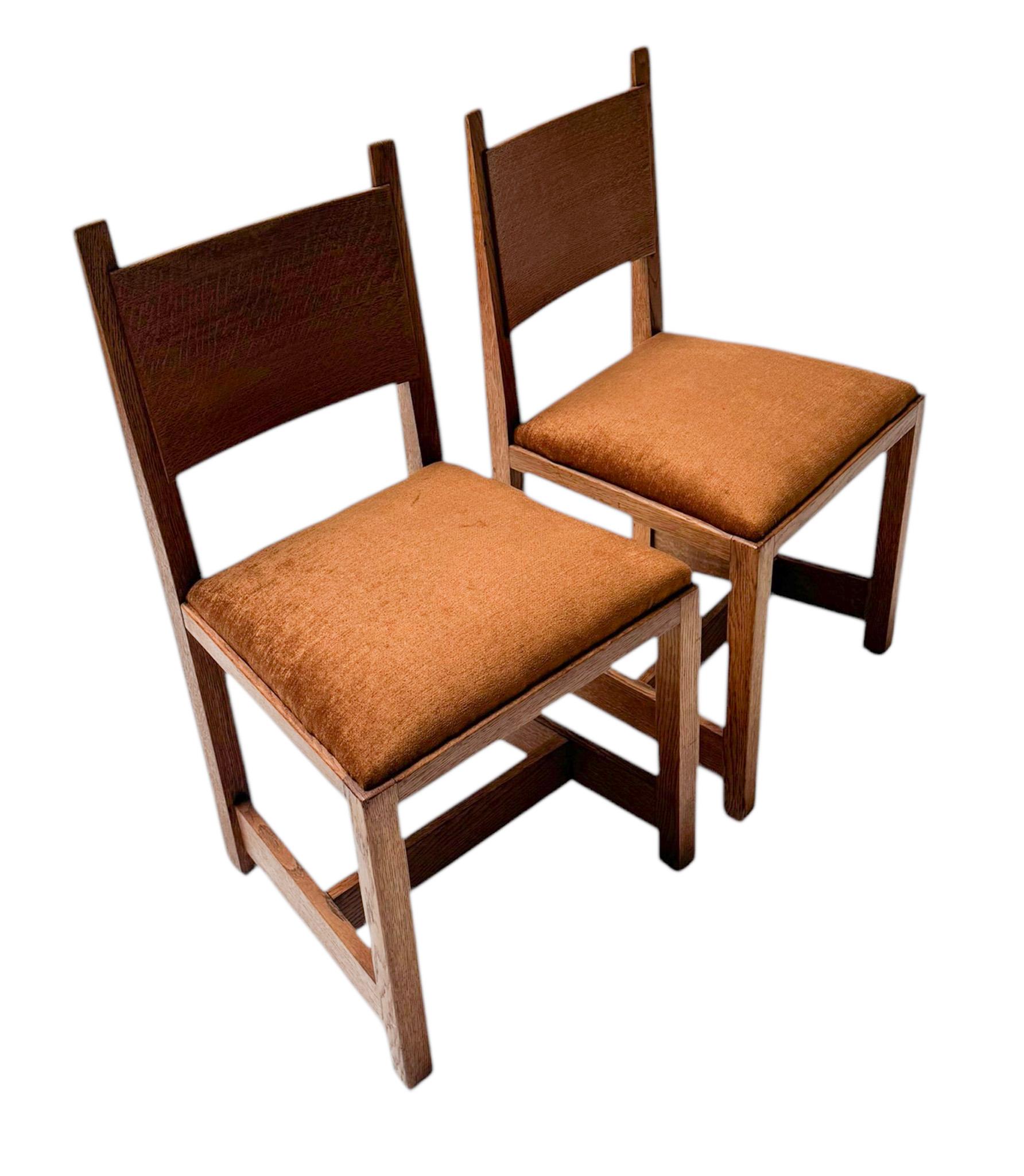 Deux chaises d'appoint modernistes Art déco par Hendrik Wouda pour Pander, 1924 en vente 2