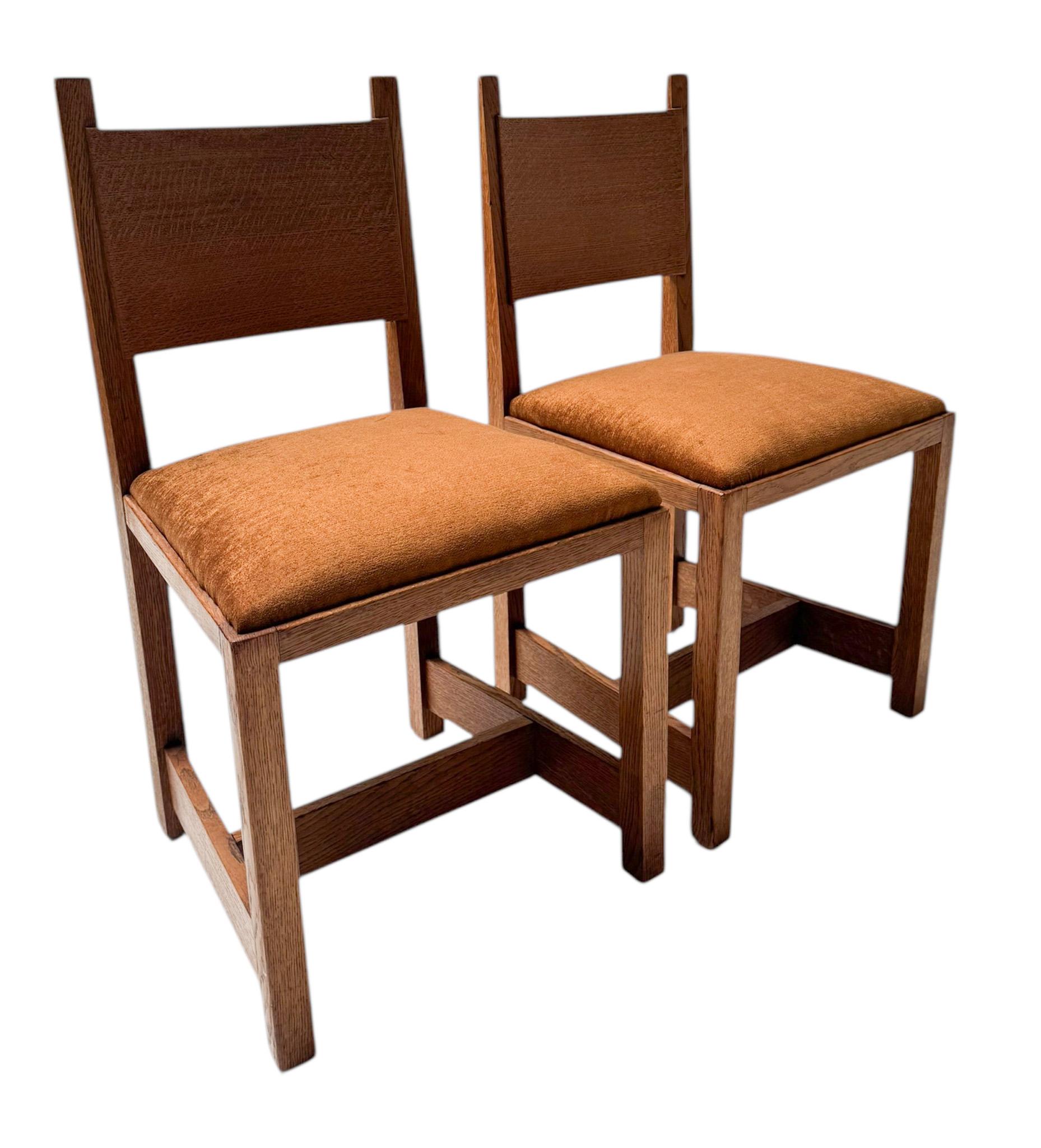 Deux chaises d'appoint modernistes Art déco par Hendrik Wouda pour Pander, 1924 en vente 3