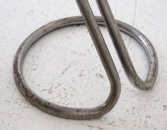 Two Art Deco Piano Stools, in Chrome Steel, Original Seating, 1960s