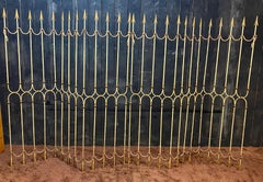 Two art deco room dividers, decorated with arrows and ropes circa 1940