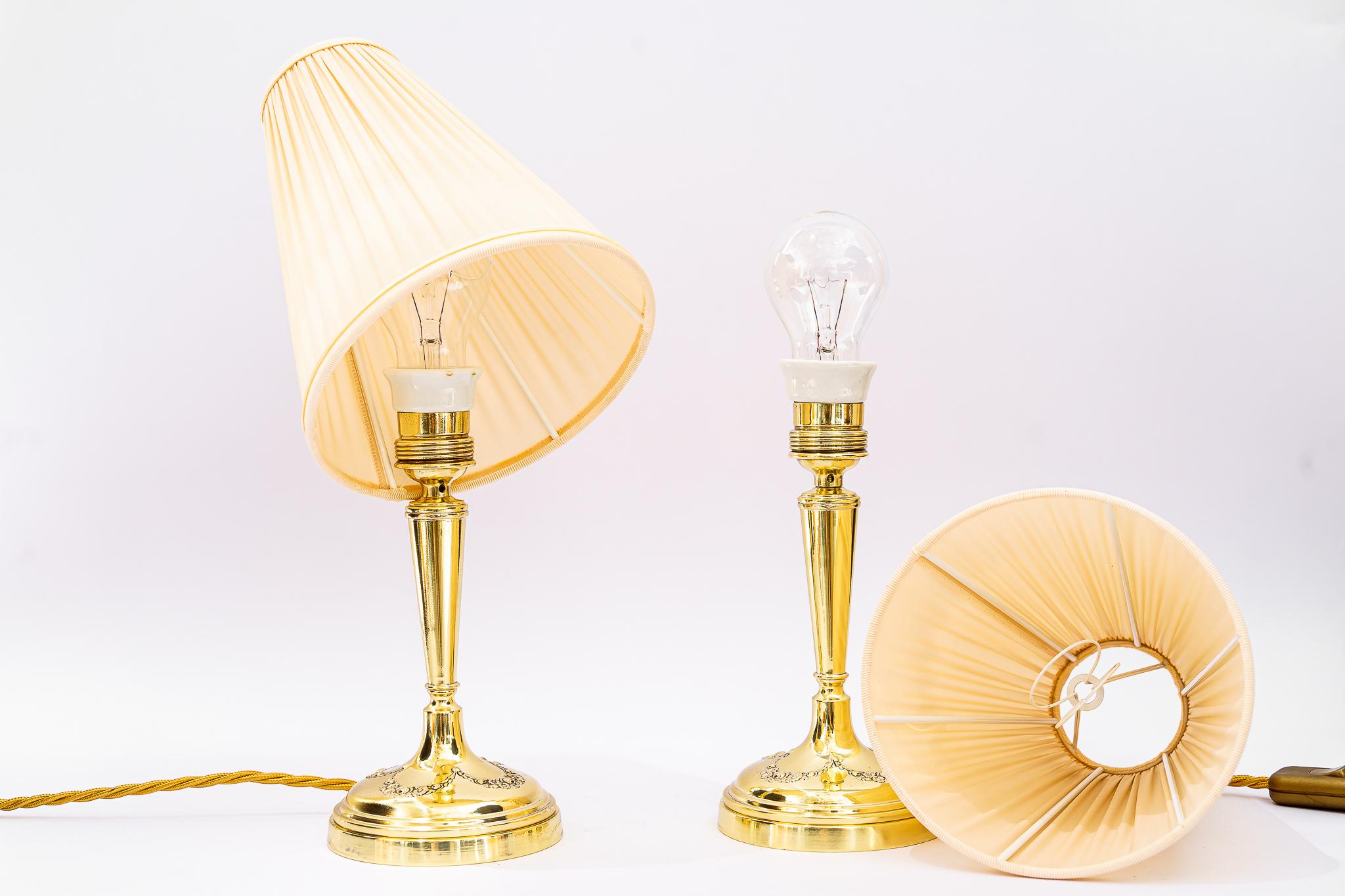 Two Art Deco Table Lamp, Vienna, Around 1920s For Sale 4