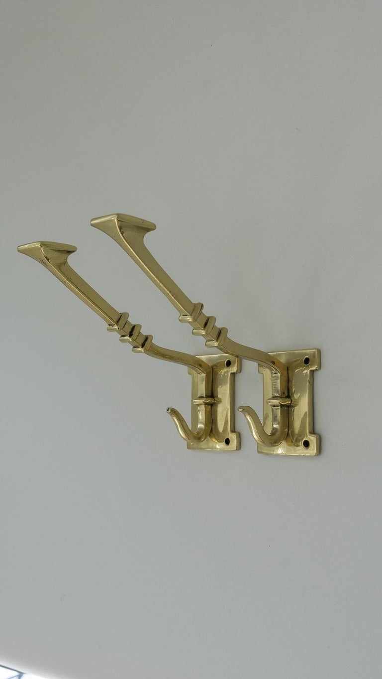 Two Art Deco Wall Hooks, Vienna, 1920s For Sale at 1stDibs