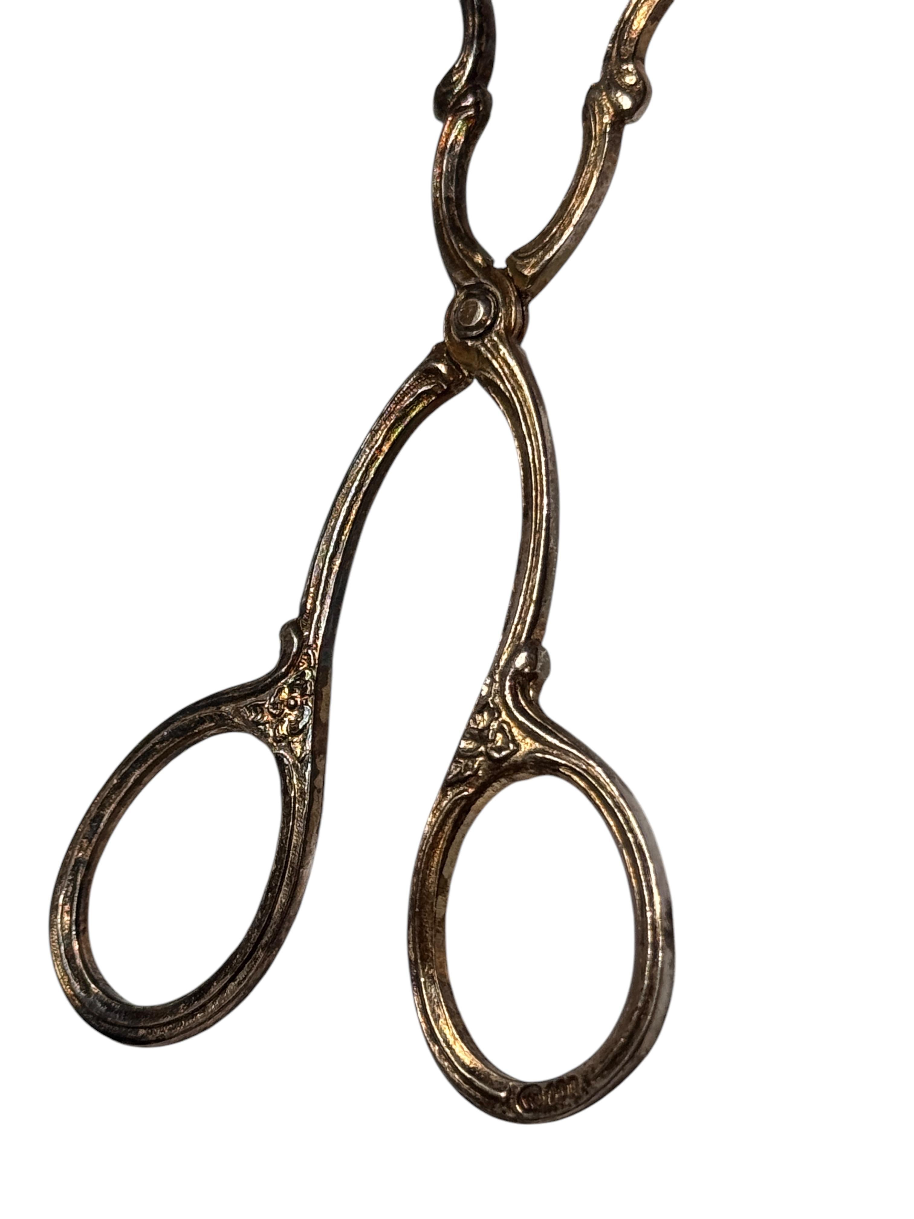Due pinze da portata in argento Art Nouveau per torte, pasticcini e caramelle, Germania, 1900 in vendita 3