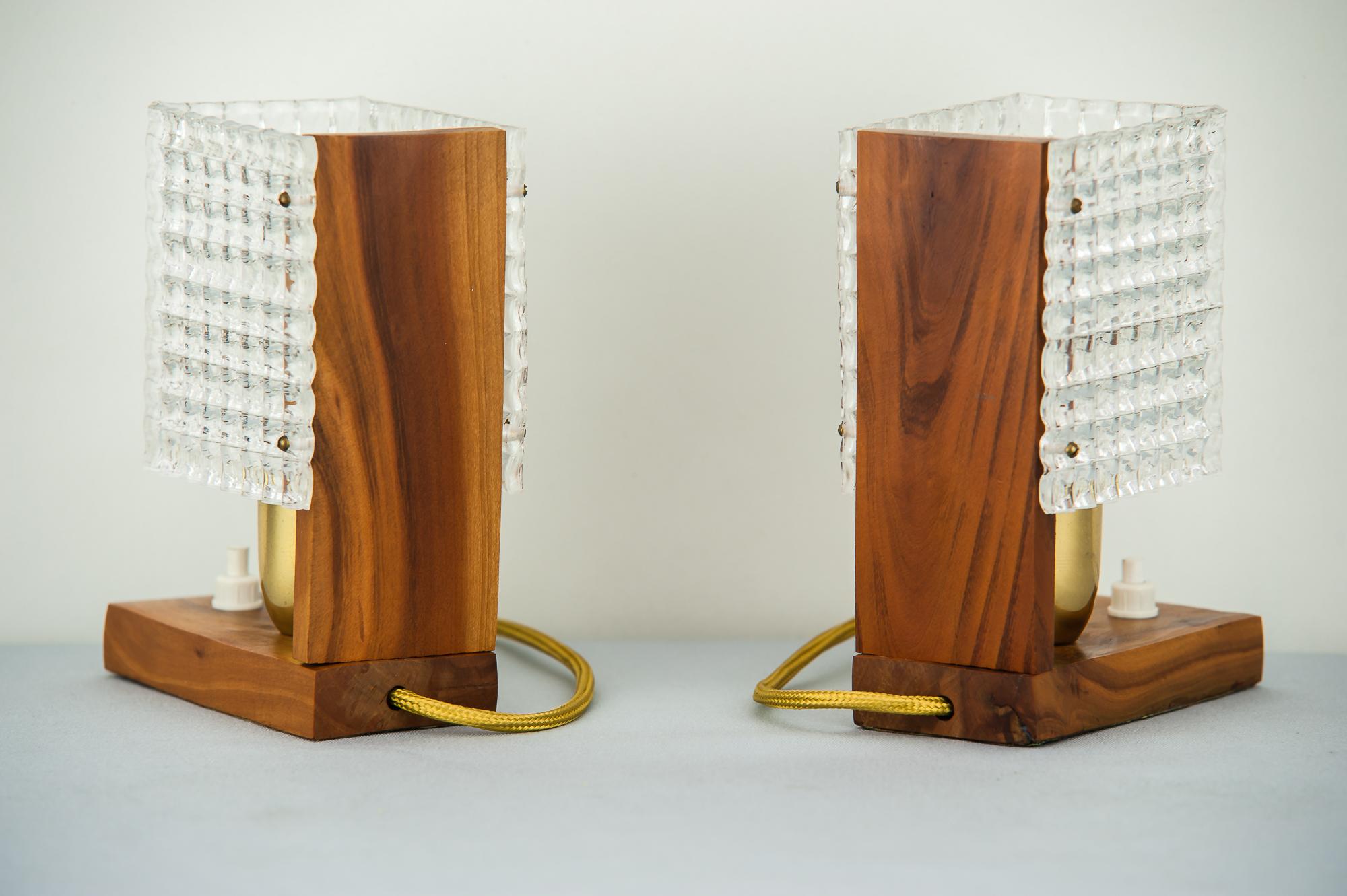 Austrian Two Austroluxe Table Lamps, circa 1960s For Sale