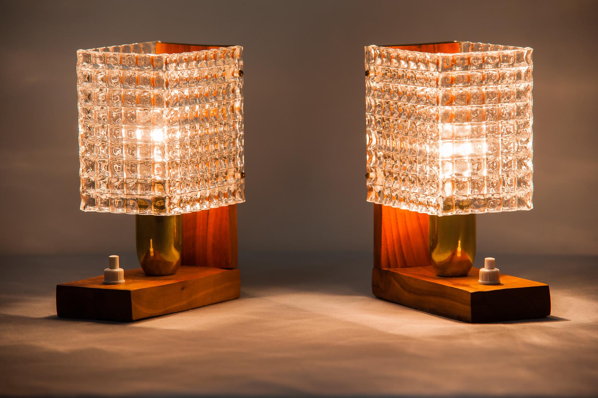 Two Austroluxe Table Lamps, circa 1960s In Good Condition For Sale In Wien, AT