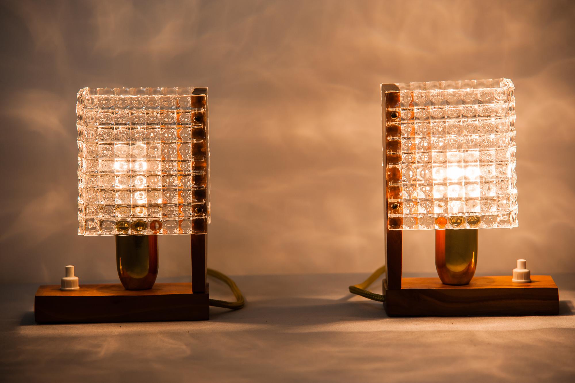 Mid-20th Century Two Austroluxe Table Lamps, circa 1960s For Sale