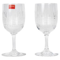 Dos Copas de Cristal de Baccarat para un Tête à Tête, Siglo XX.