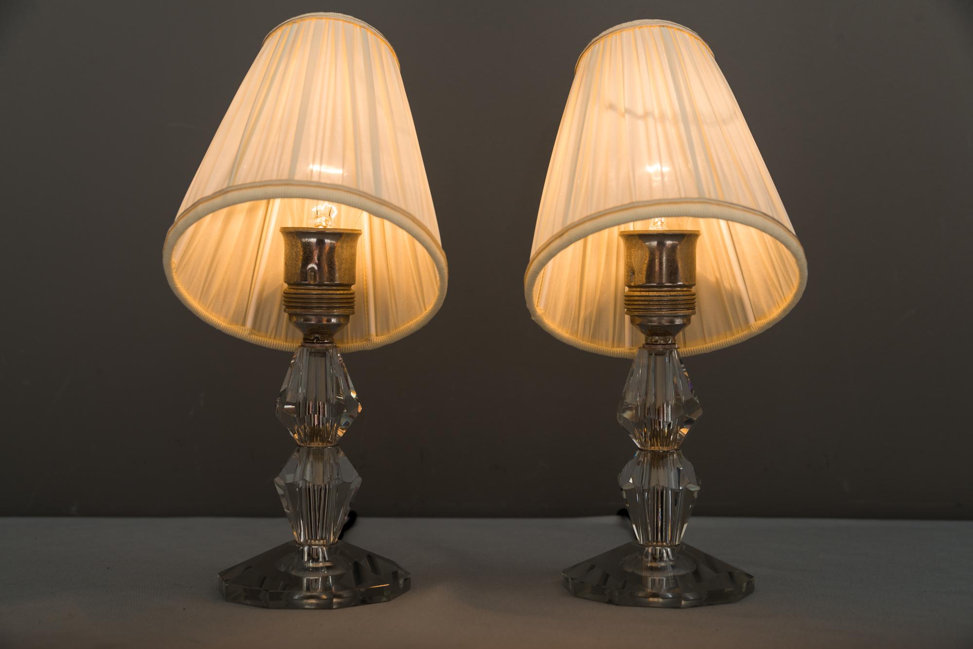 Two Bakalowits Table Lamps, circa 1950s 3