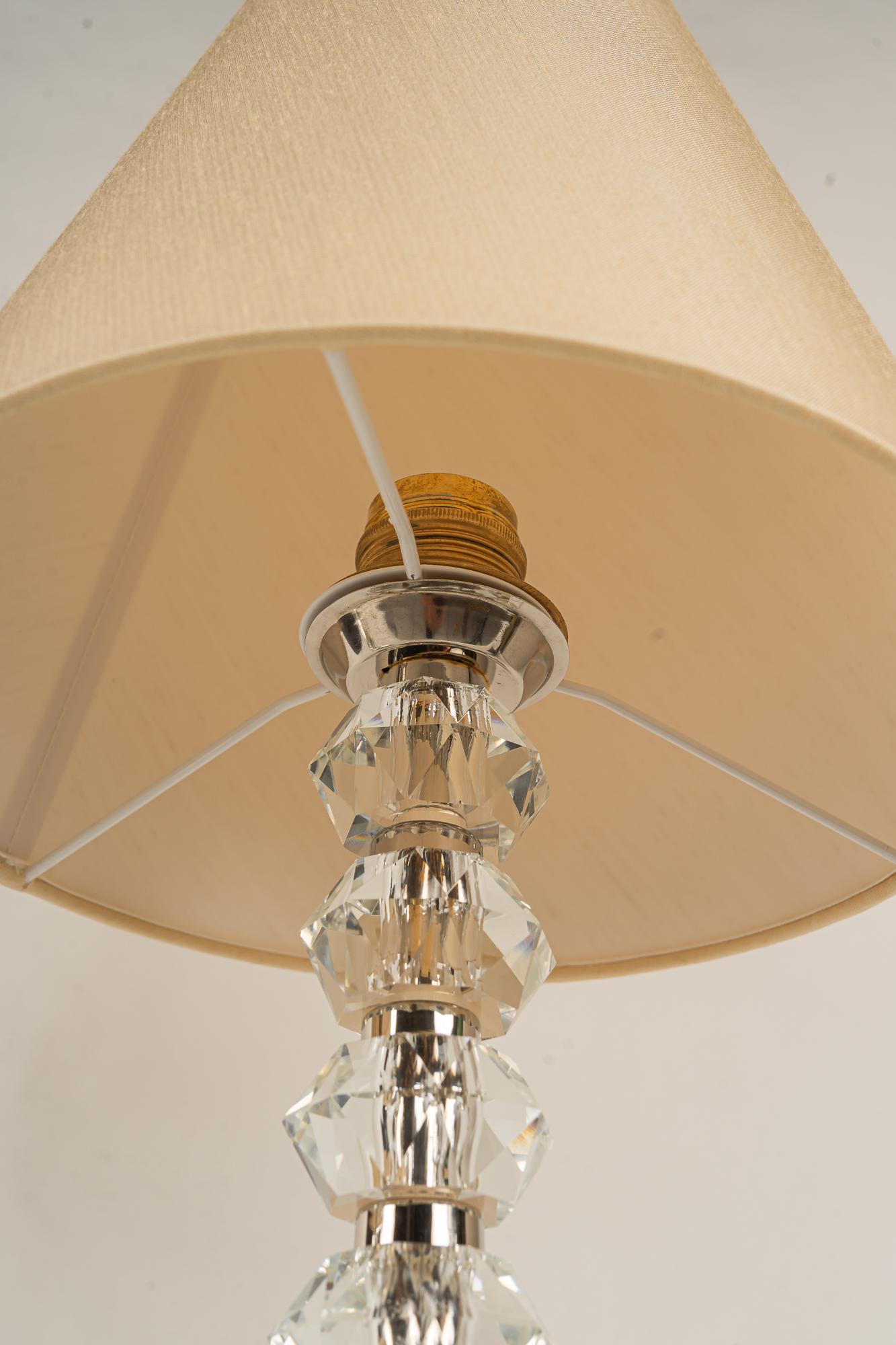 Plaqué Deux lampes de table Bakalowits datant des années 1960 en vente
