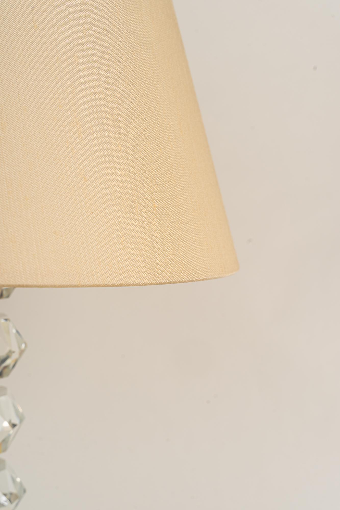 Tissu Deux lampes de table Bakalowits datant des années 1960 en vente