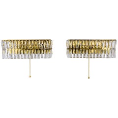 Deux appliques Bakalowits, vers 1960