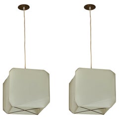 Two Bali Suspension Lights by Bruno Munari for Danese Milano