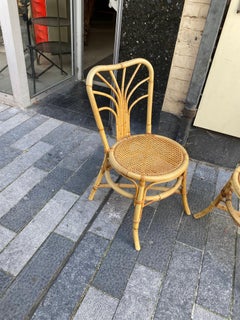 Two Bamboo Chairs, circa 1960