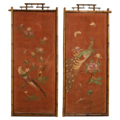 Two Bamboo Panels