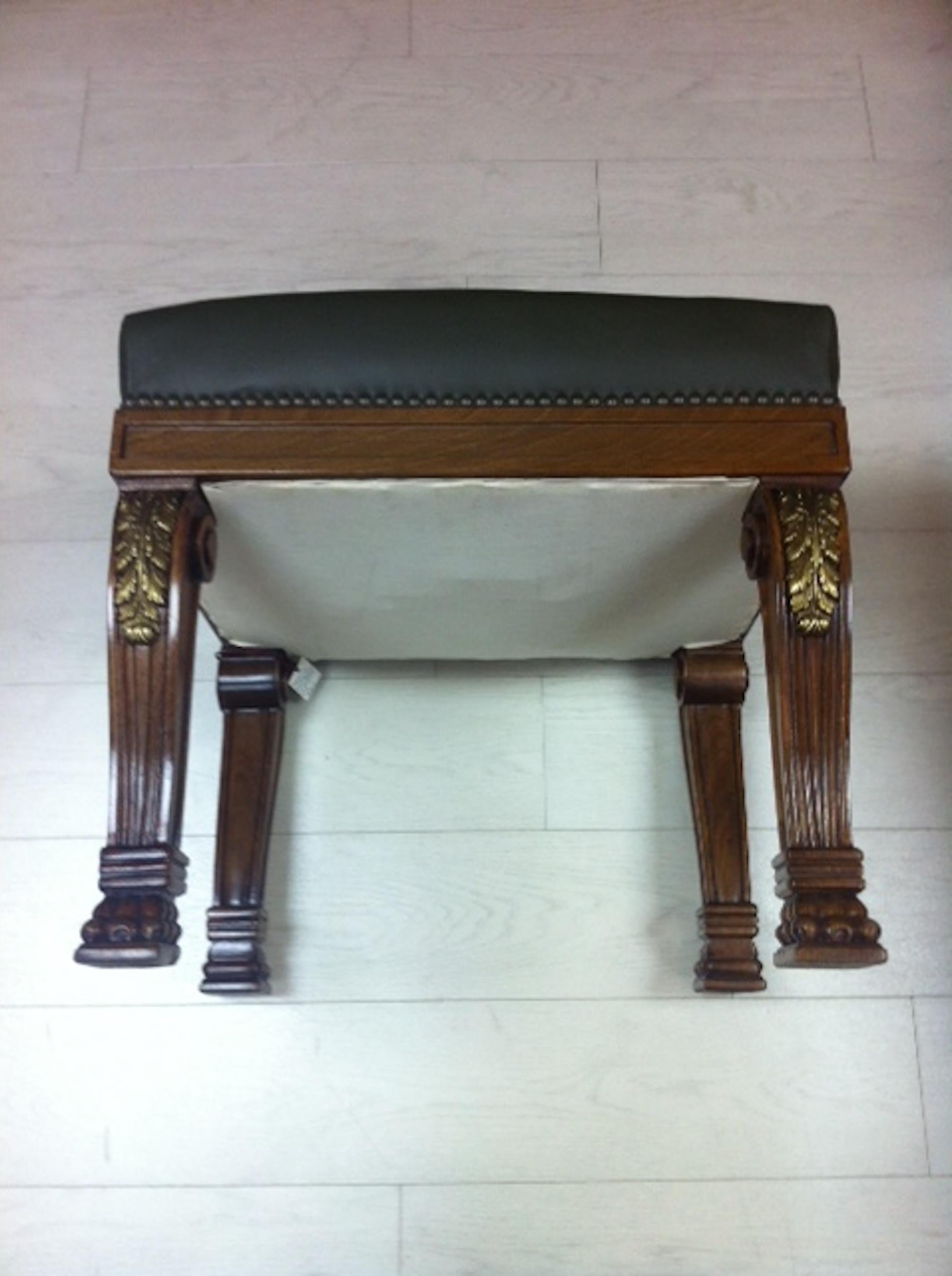 Two Banquettes William IV Style, Mid-20th Century In Good Condition For Sale In Saint-Ouen, FR