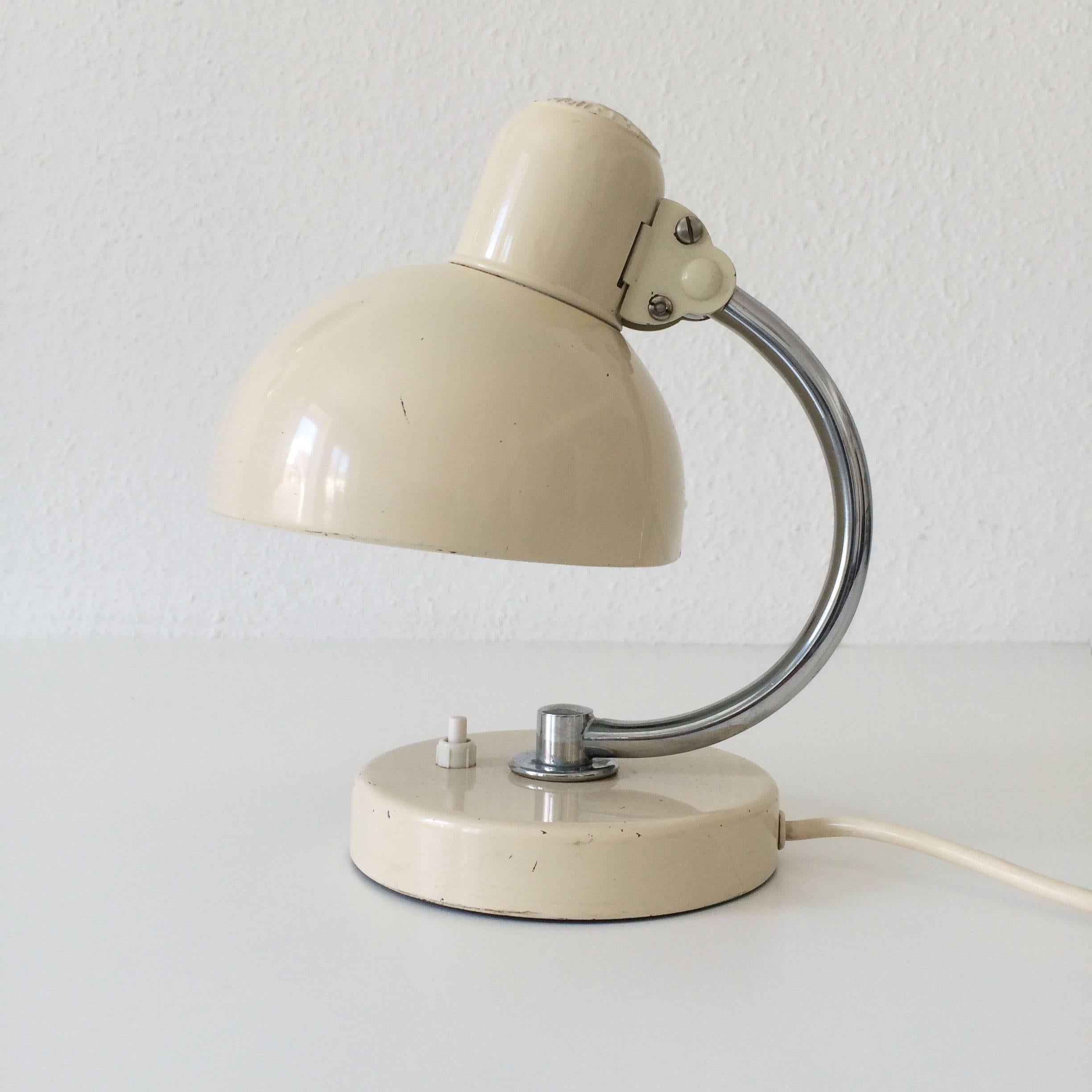 Bauhaus Bedside Table Lamps Kaiser Idell 6722 by Christian Dell, 1930s 1