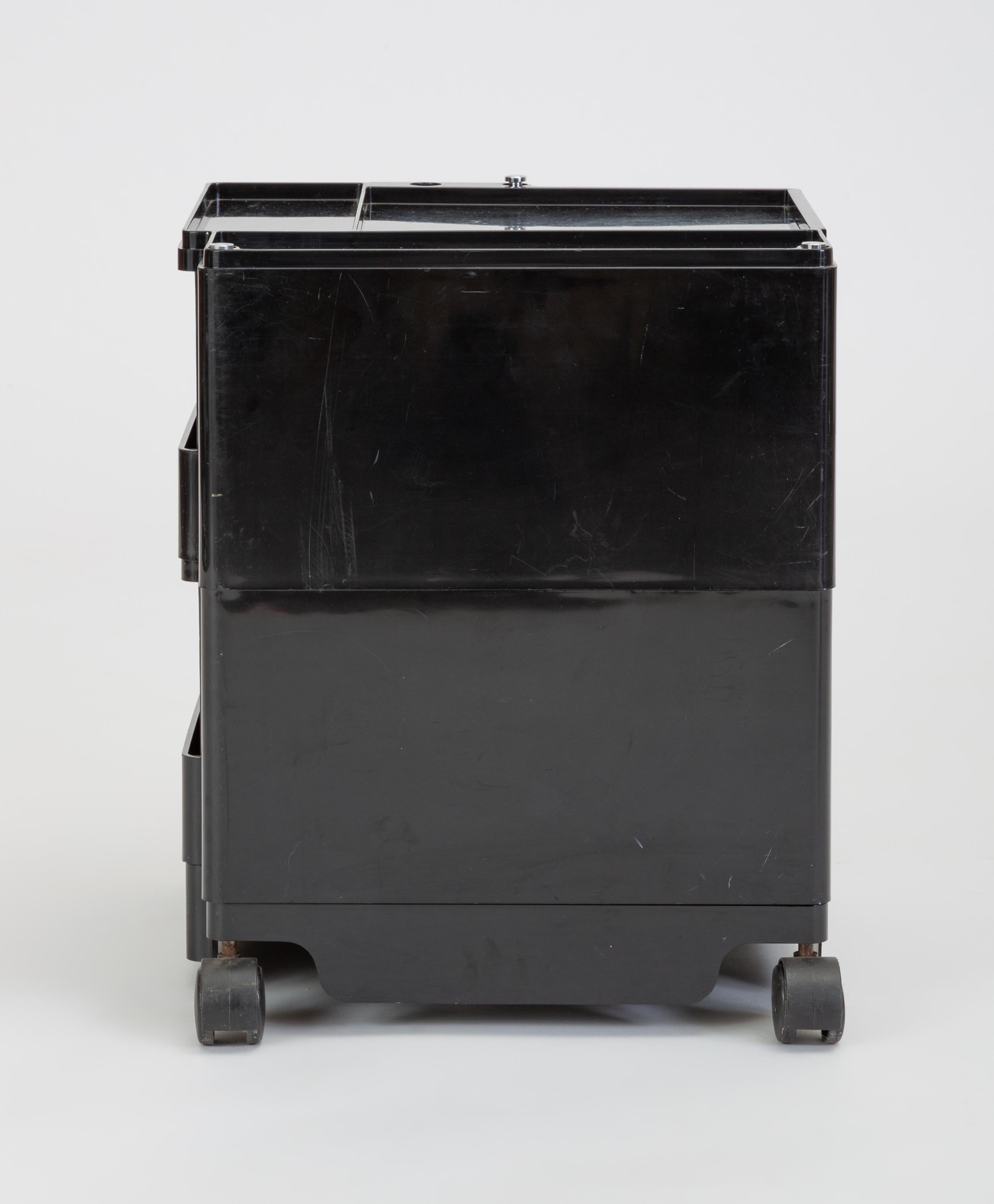 Plastic Two-Bay Boby Cart by Joe Colombo for Bieffeplast