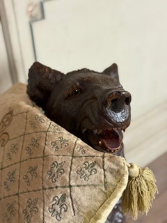 Two bears from Bern or Brienz, known as Black Forest bears, forming a bench, 19t