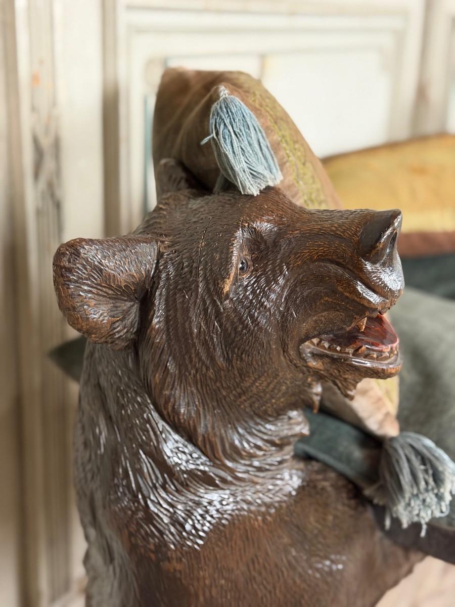 Napoleone III Due orsi di Berna o Brienz, noti come orsi della Black Forest, che formano una panchina, 19t in vendita