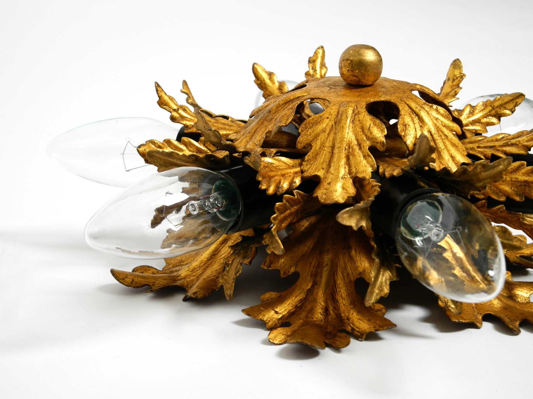 Two beautiful 1960s Italian wall or ceiling lamps by Banci Firenze Italy For Sale 6