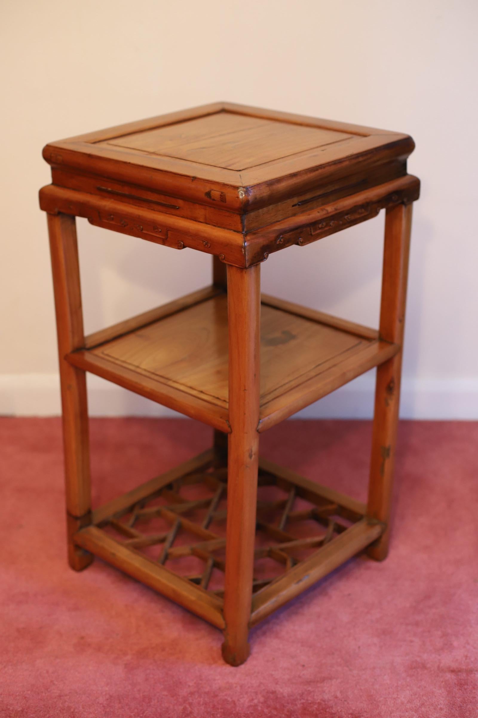 Two Beautiful Chinese Softwood Stand For Sale 5