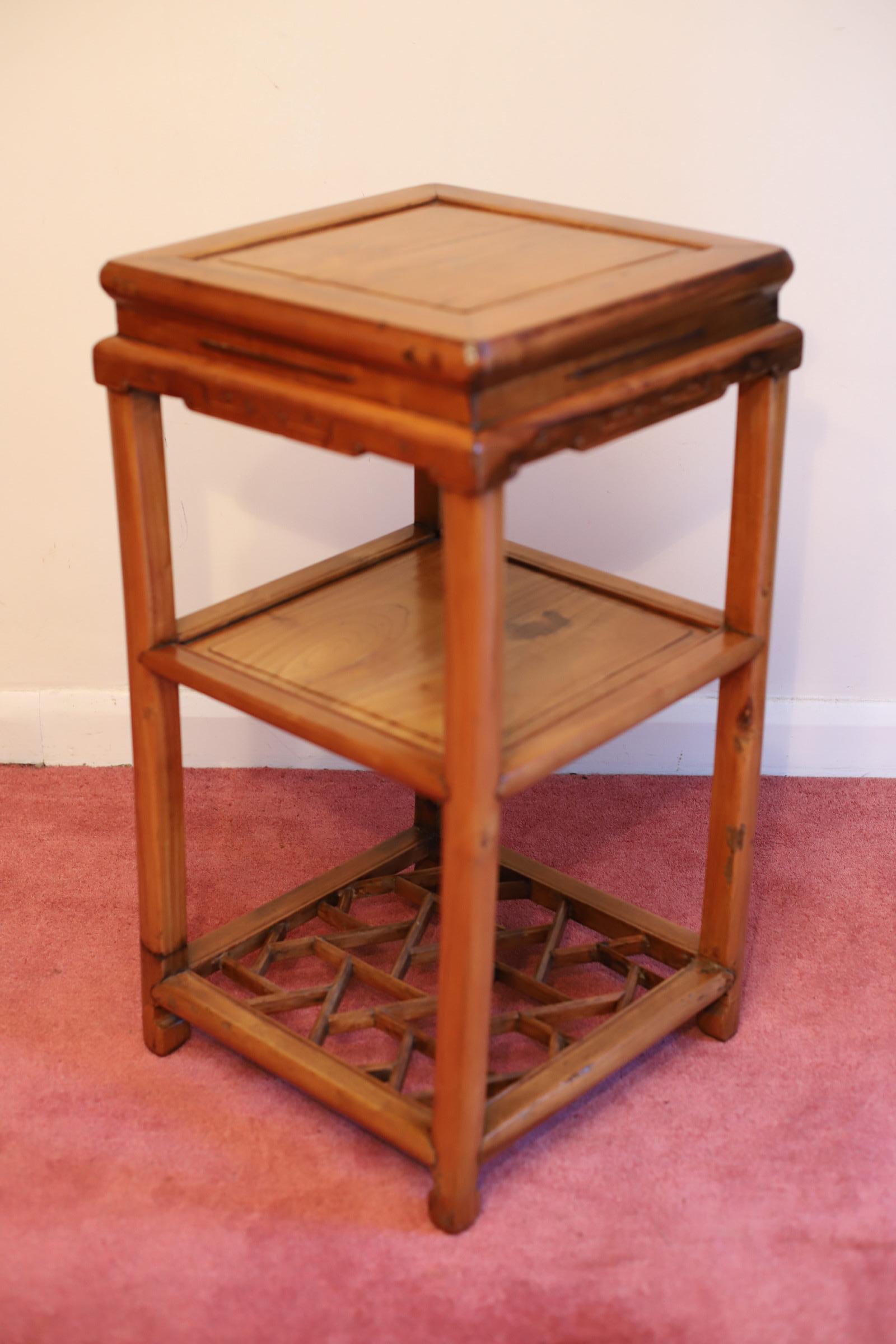 Two Beautiful Chinese Softwood Stand For Sale 6