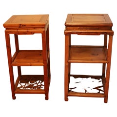 Two Beautiful Chinese Softwood Stand