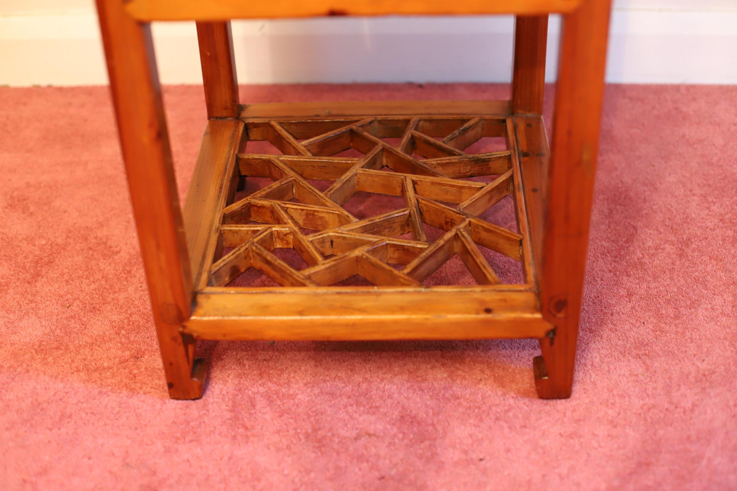 British Two Beautiful Chinese Softwood Stand For Sale
