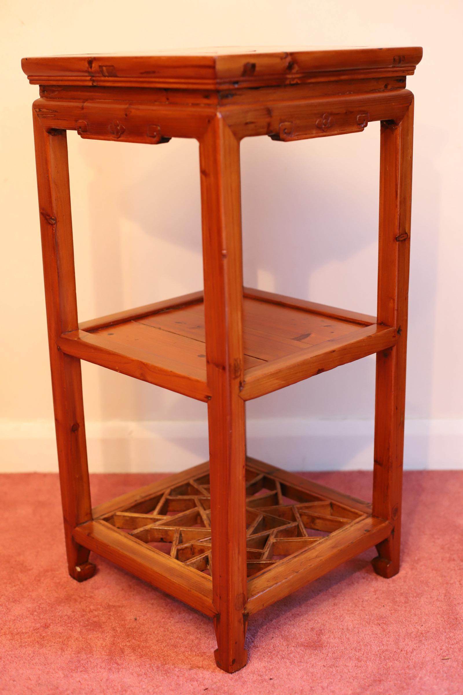 Two Beautiful Chinese Softwood Stand For Sale 1